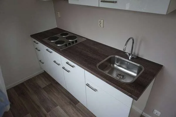 geblurde versie van de foto als achtergrond