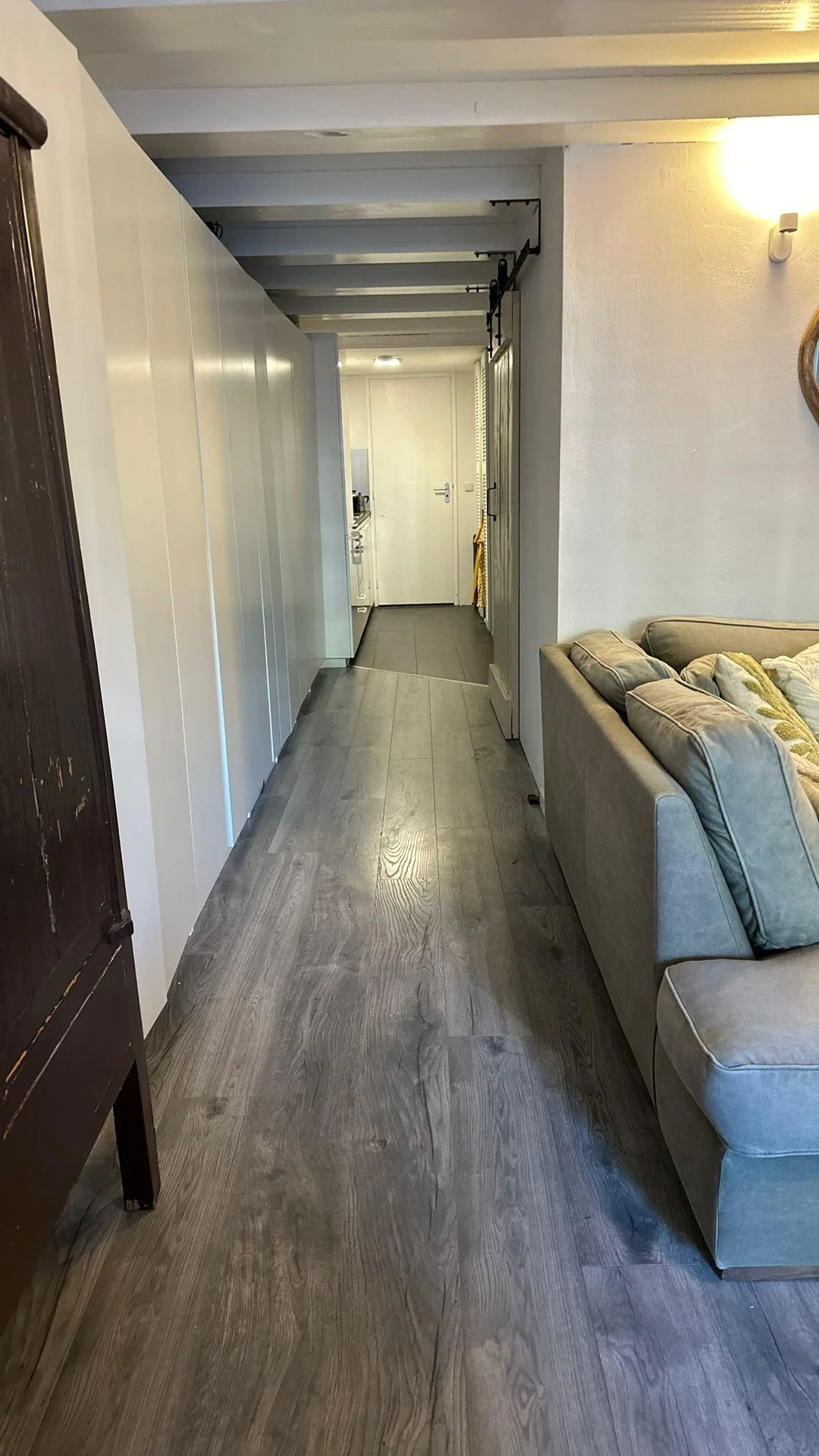 geblurde versie van de foto als achtergrond