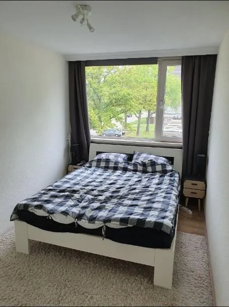 geblurde versie van de foto als achtergrond