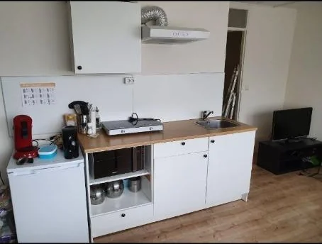 geblurde versie van de foto als achtergrond