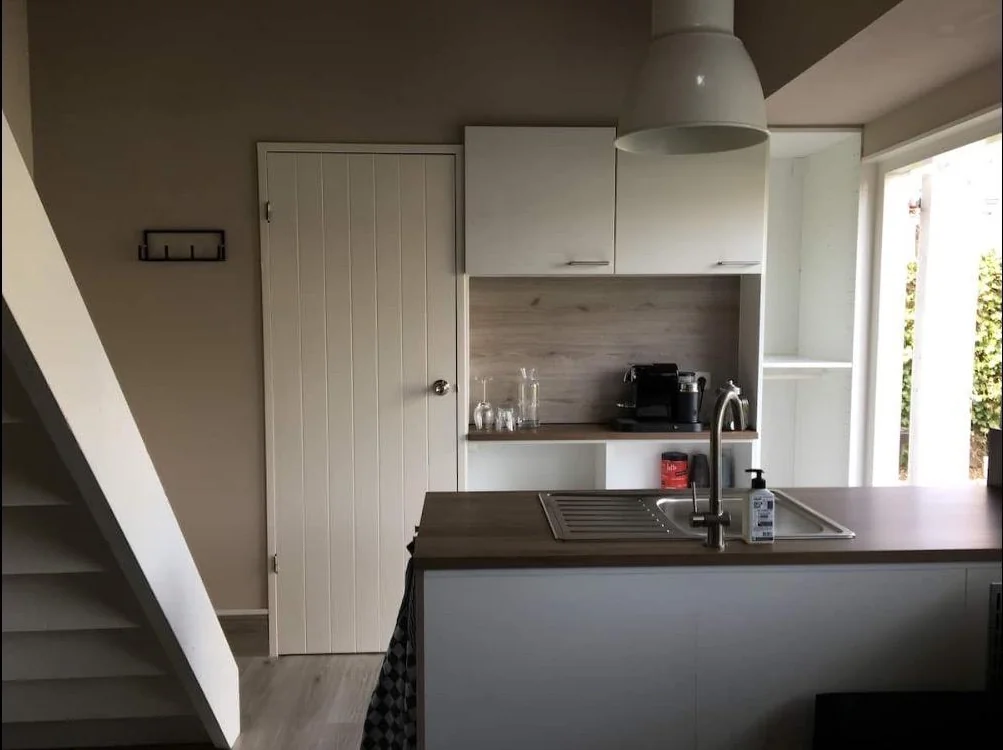 geblurde versie van de foto als achtergrond