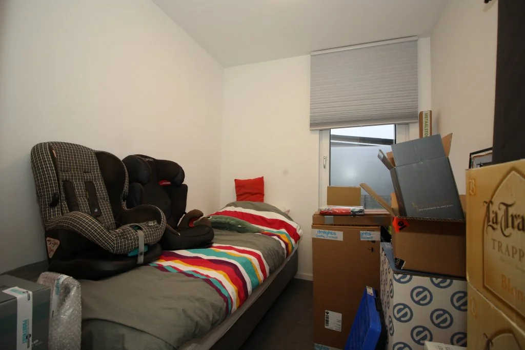 geblurde versie van de foto als achtergrond