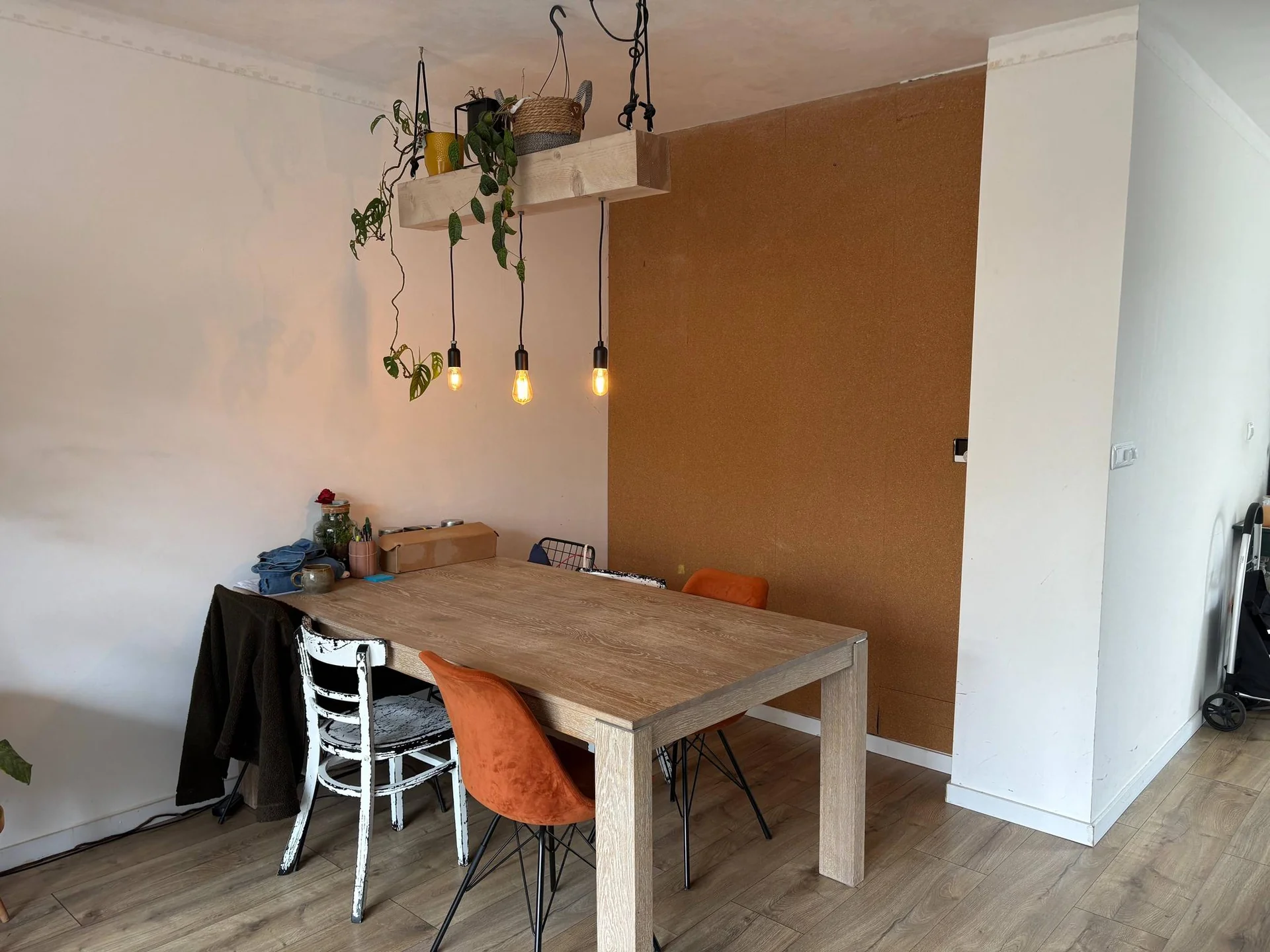 geblurde versie van de foto als achtergrond