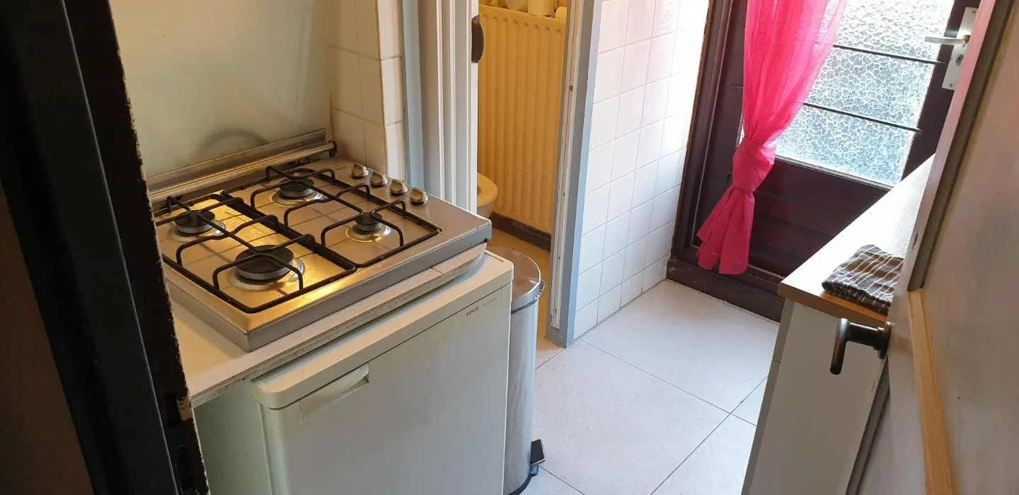 geblurde versie van de foto als achtergrond