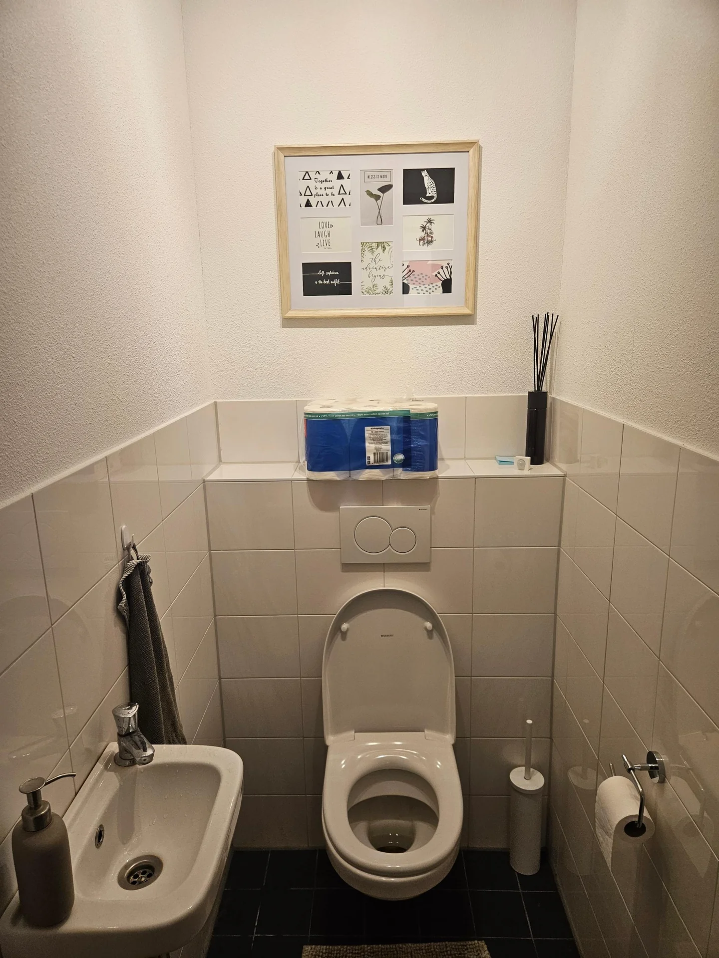 geblurde versie van de foto als achtergrond