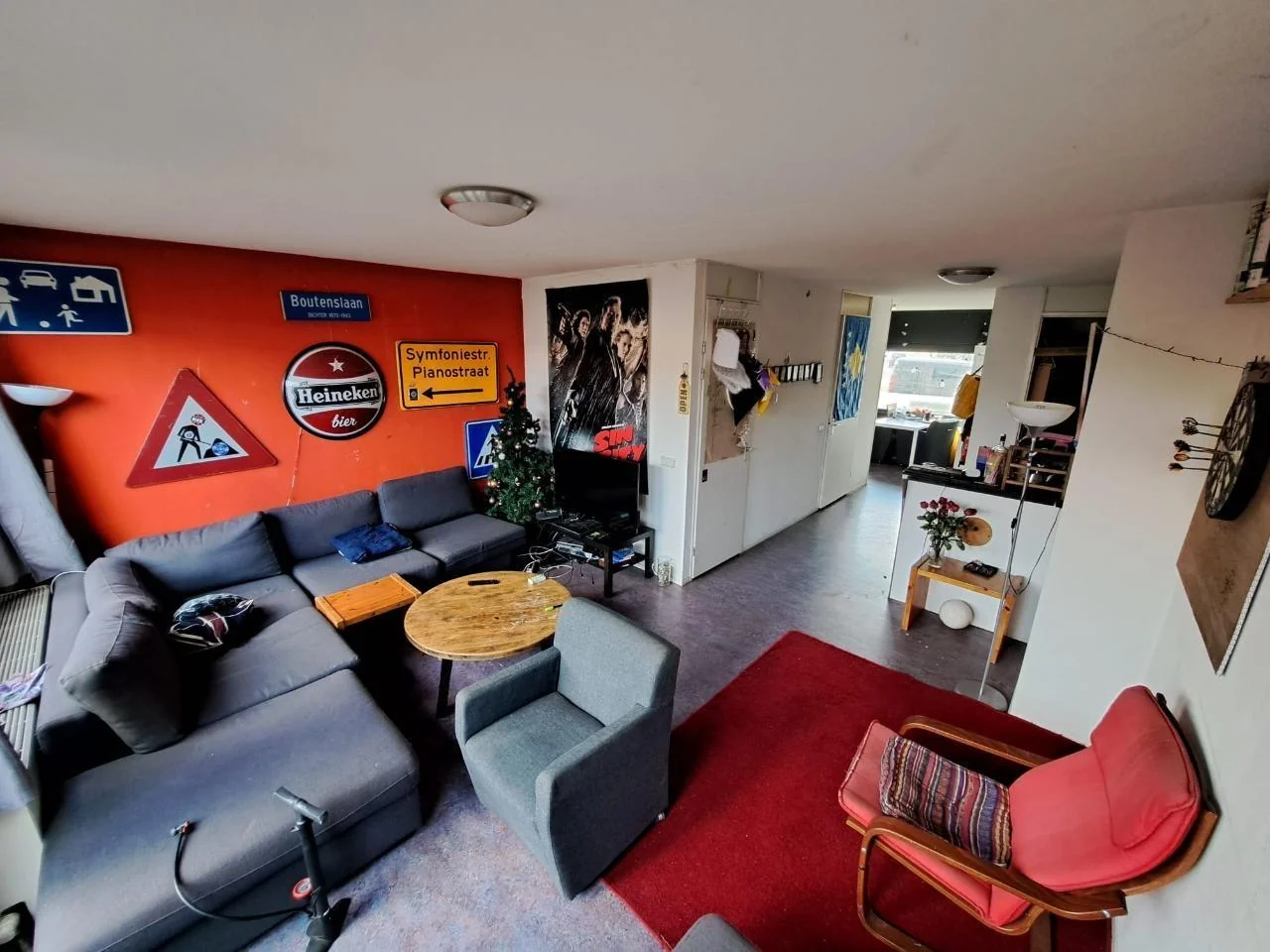 geblurde versie van de foto als achtergrond