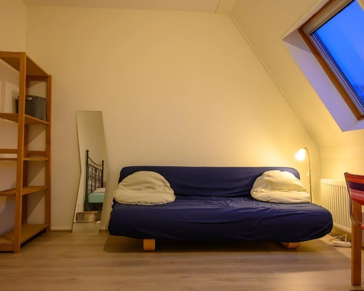 geblurde versie van de foto als achtergrond