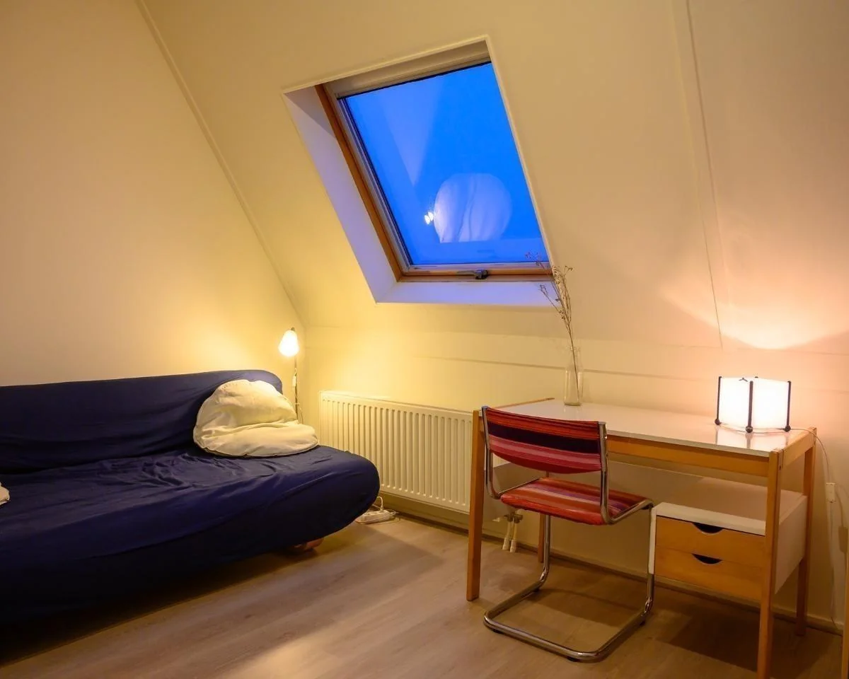 geblurde versie van de foto als achtergrond