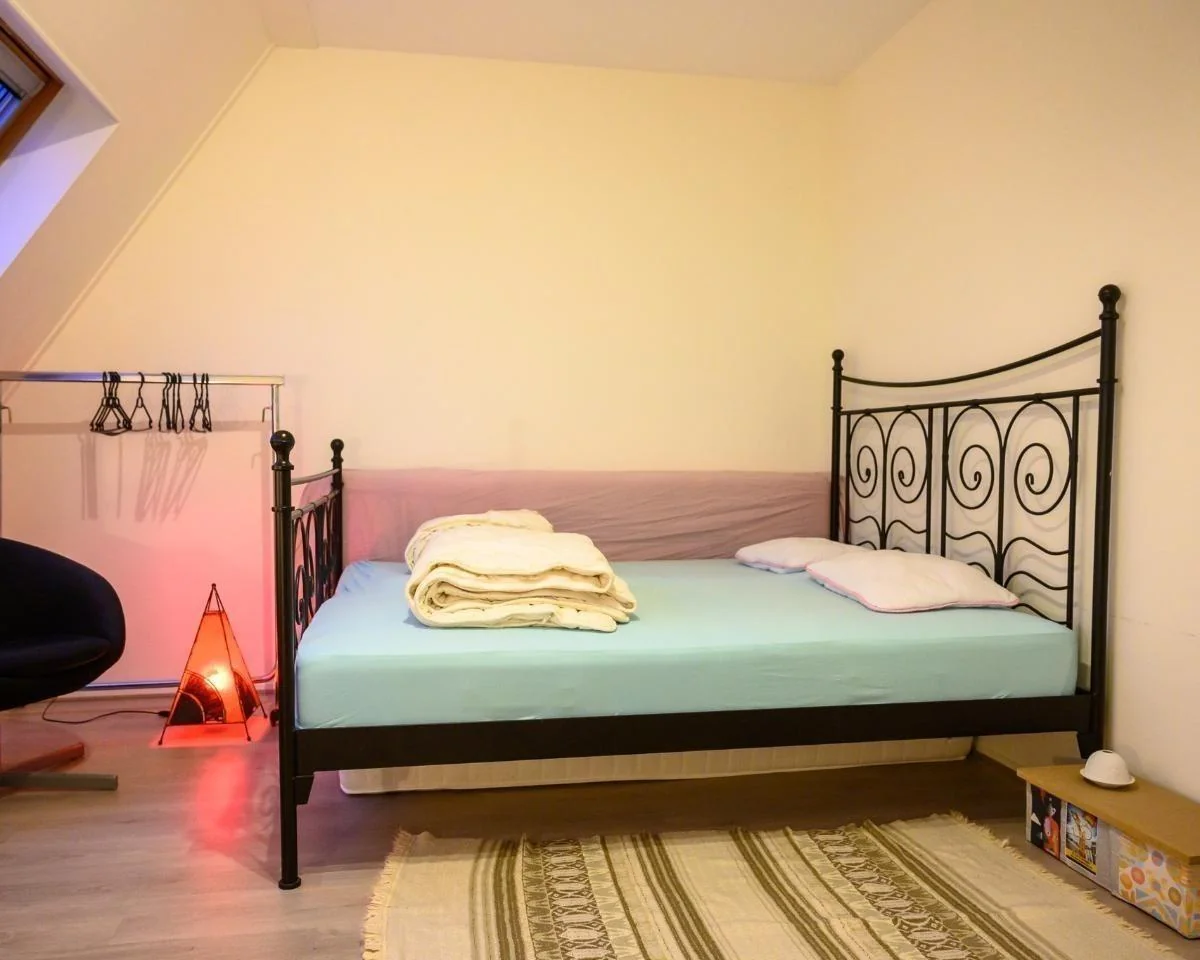 geblurde versie van de foto als achtergrond