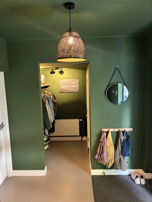 geblurde versie van de foto als achtergrond