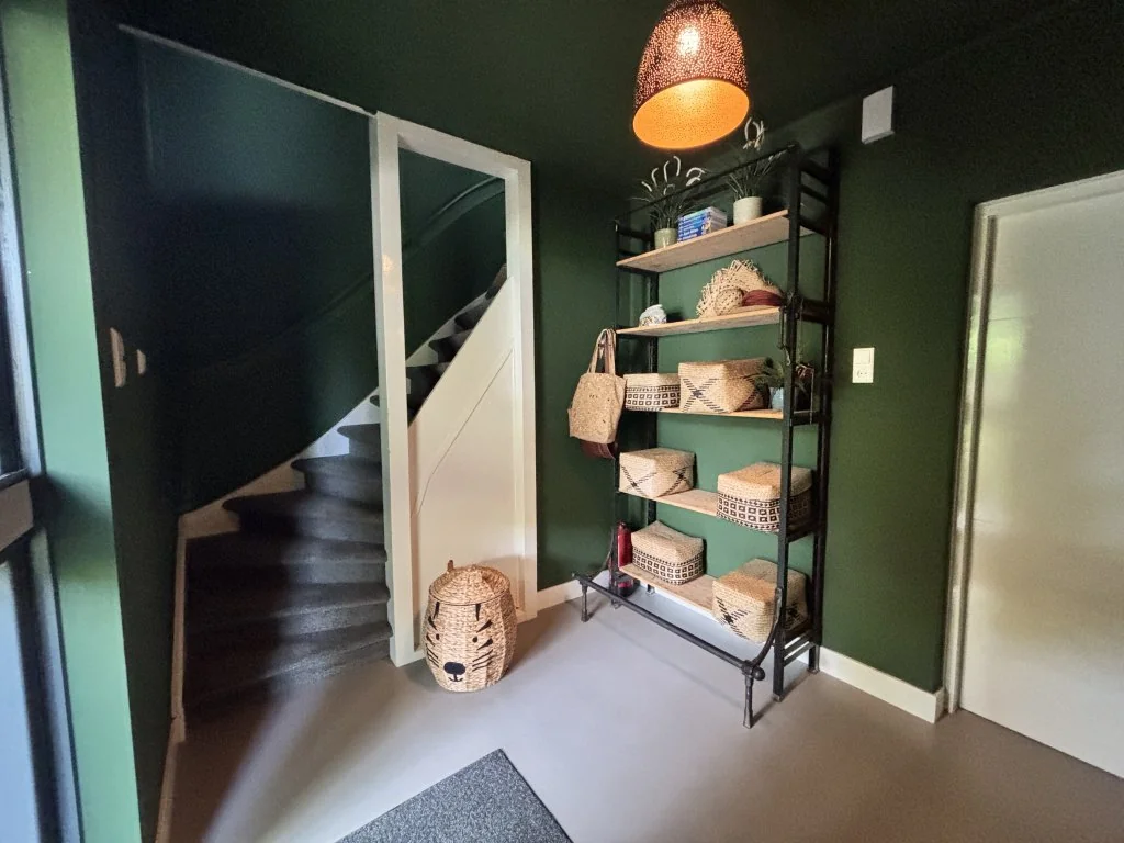 geblurde versie van de foto als achtergrond