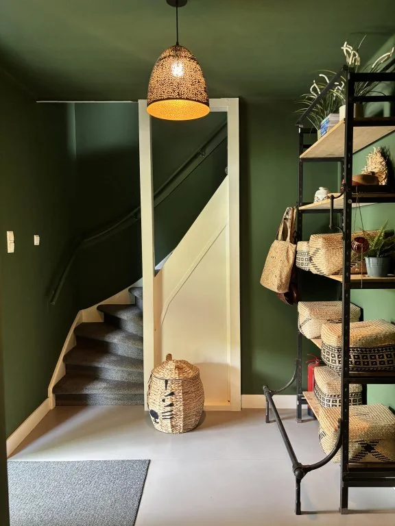 geblurde versie van de foto als achtergrond