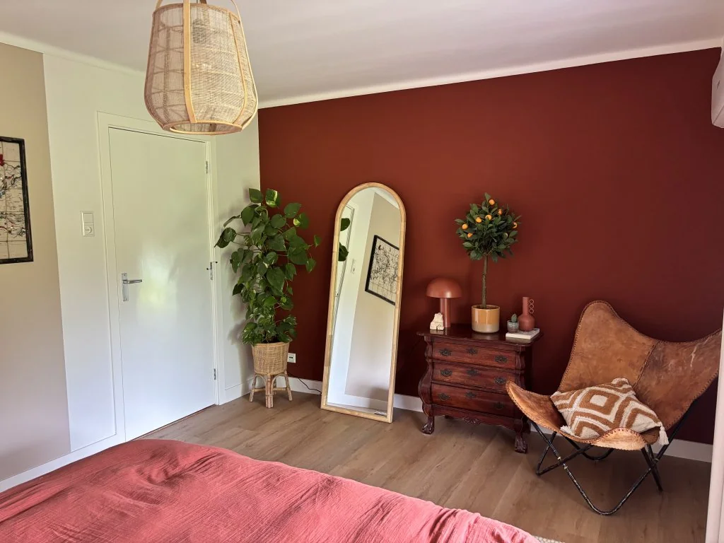 geblurde versie van de foto als achtergrond