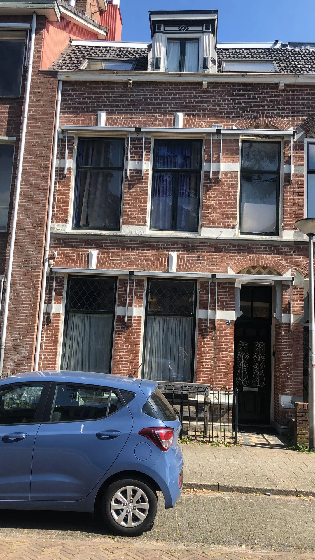 geblurde versie van de foto als achtergrond