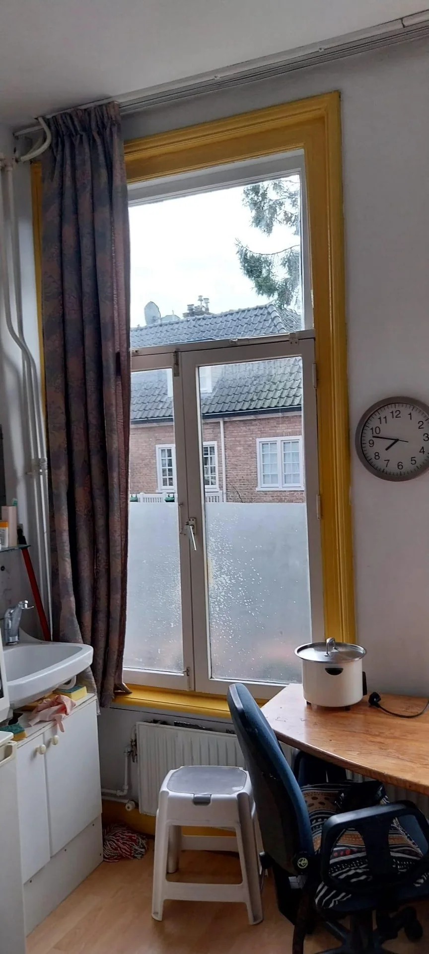 geblurde versie van de foto als achtergrond