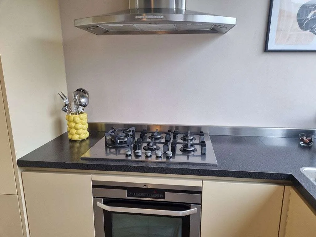 geblurde versie van de foto als achtergrond