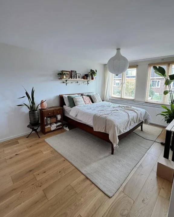 geblurde versie van de foto als achtergrond