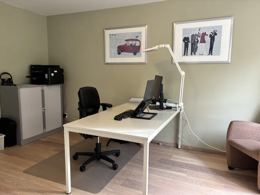 geblurde versie van de foto als achtergrond