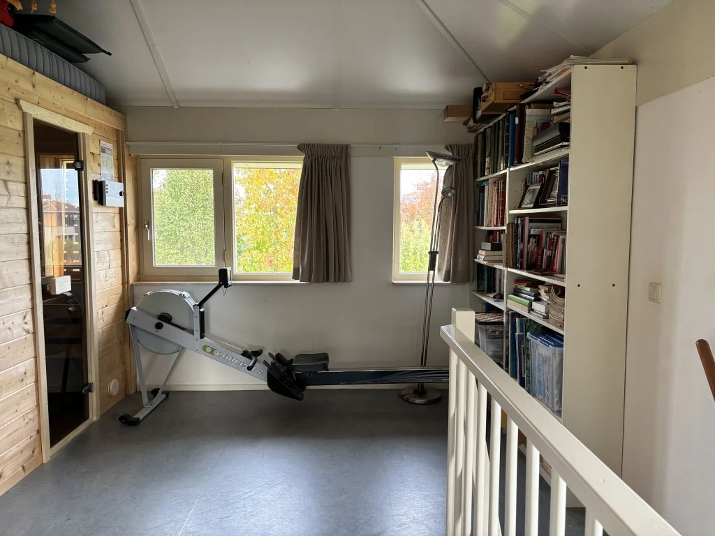 geblurde versie van de foto als achtergrond