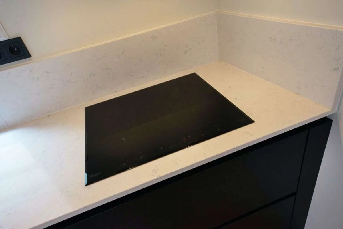 geblurde versie van de foto als achtergrond