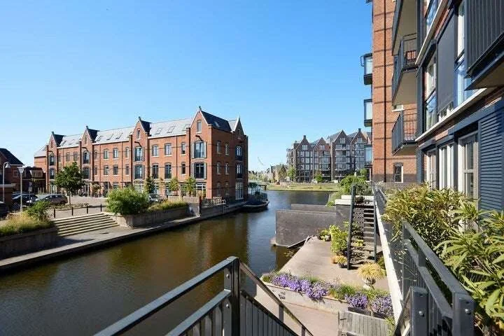 geblurde versie van de foto als achtergrond