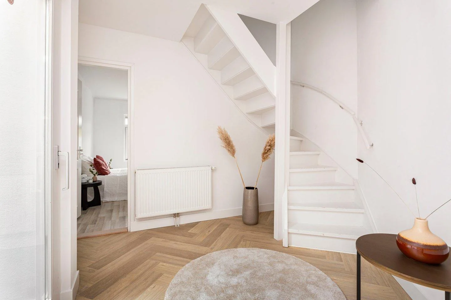 geblurde versie van de foto als achtergrond