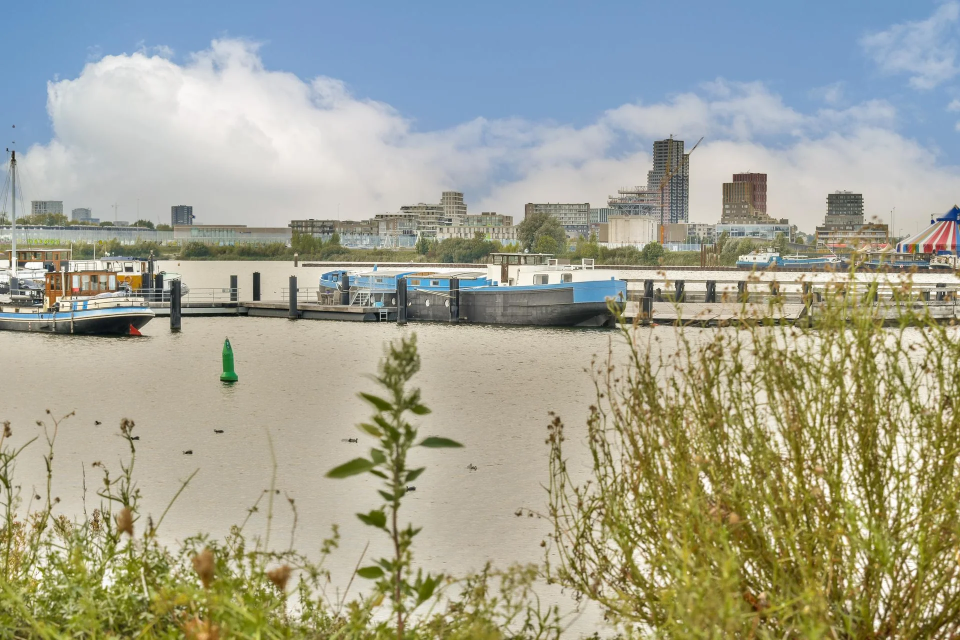 geblurde versie van de foto als achtergrond