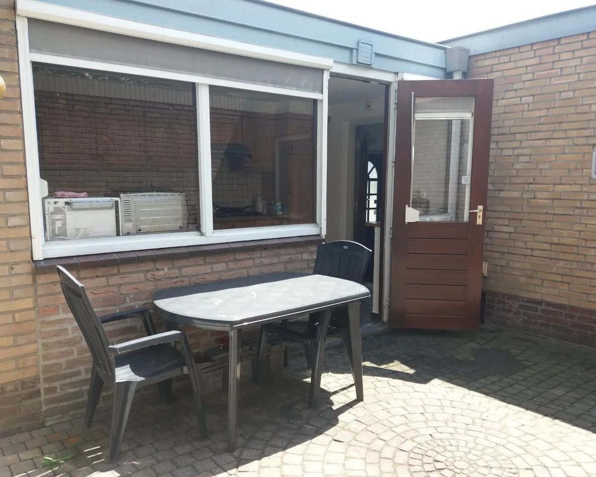 geblurde versie van de foto als achtergrond