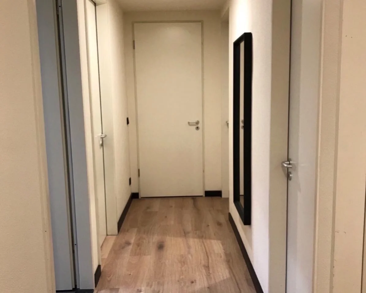 geblurde versie van de foto als achtergrond