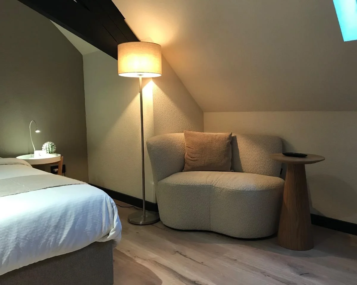 geblurde versie van de foto als achtergrond