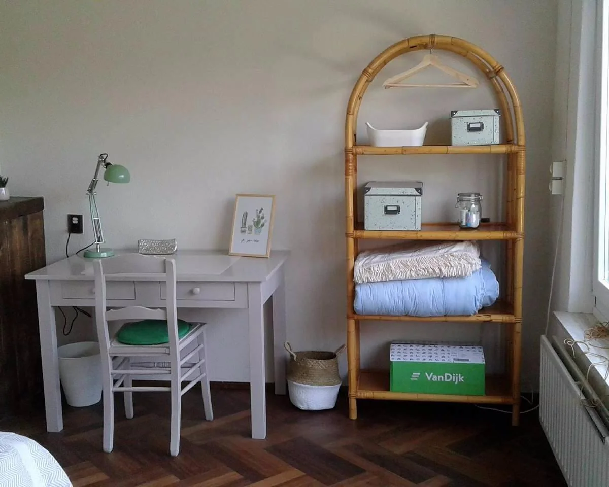 geblurde versie van de foto als achtergrond