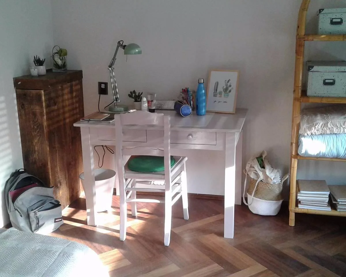 geblurde versie van de foto als achtergrond