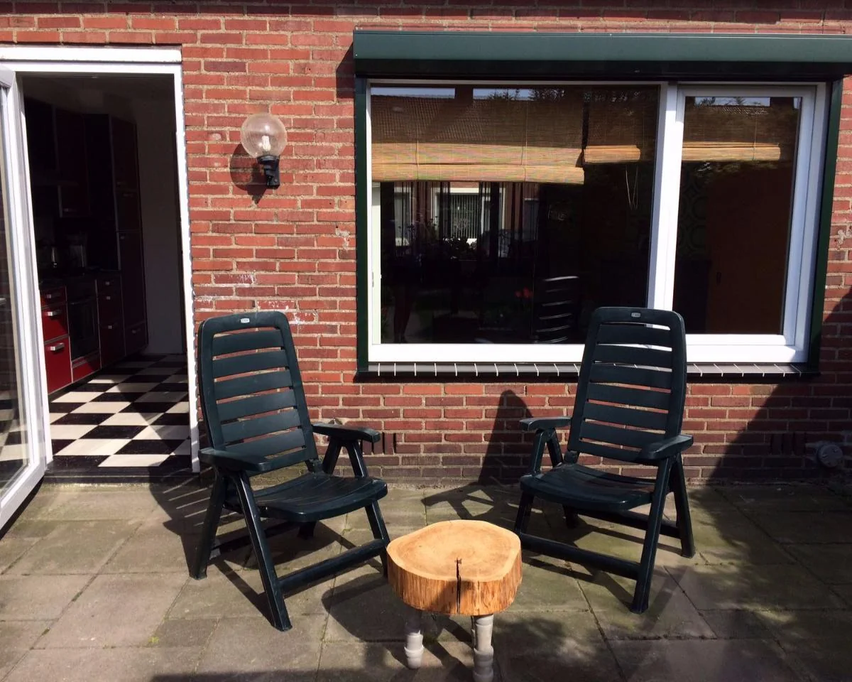 geblurde versie van de foto als achtergrond