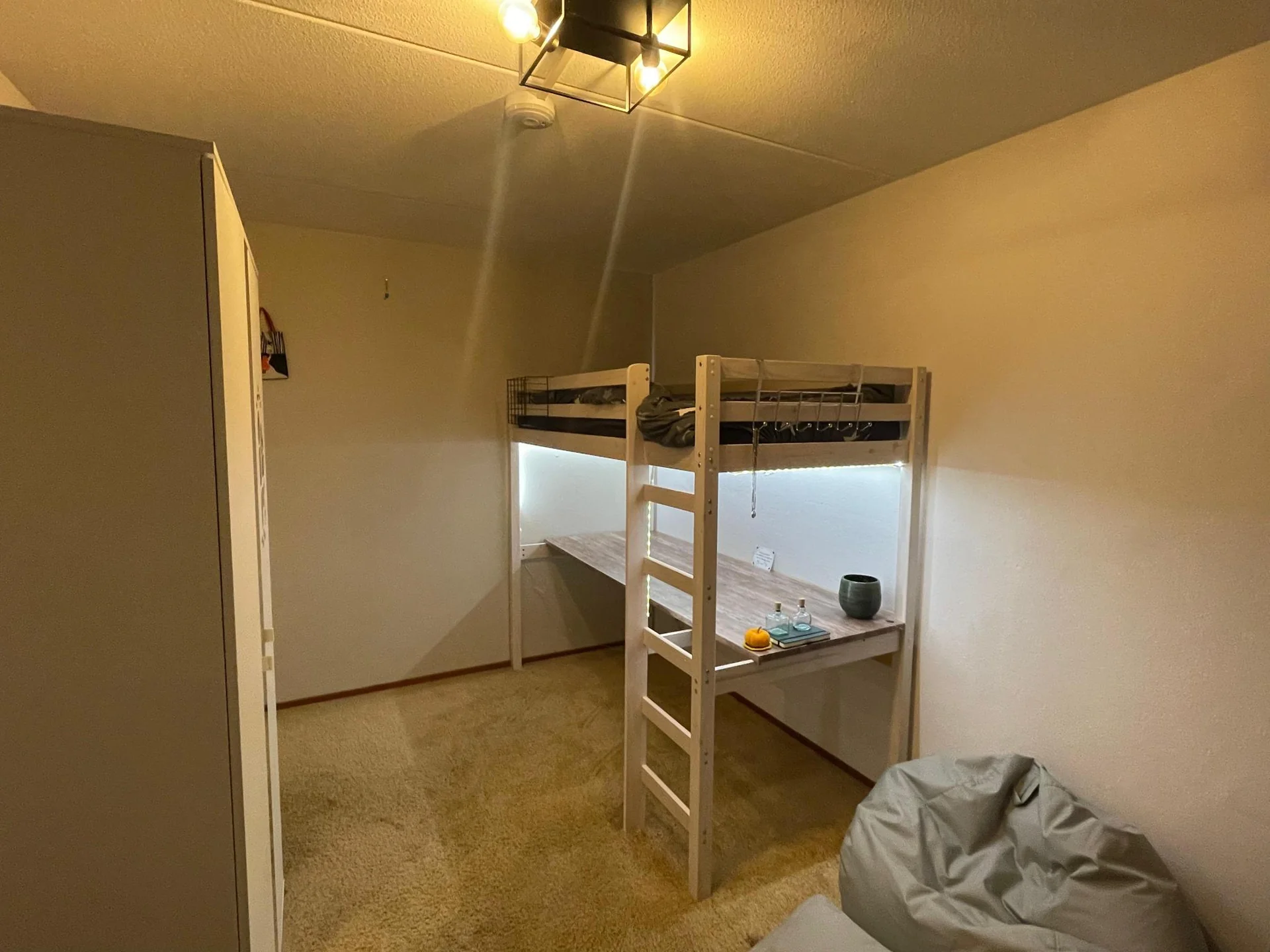 geblurde versie van de foto als achtergrond