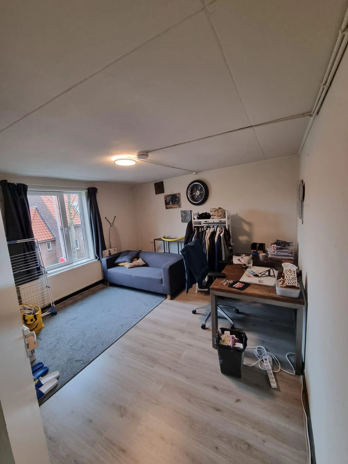 geblurde versie van de foto als achtergrond