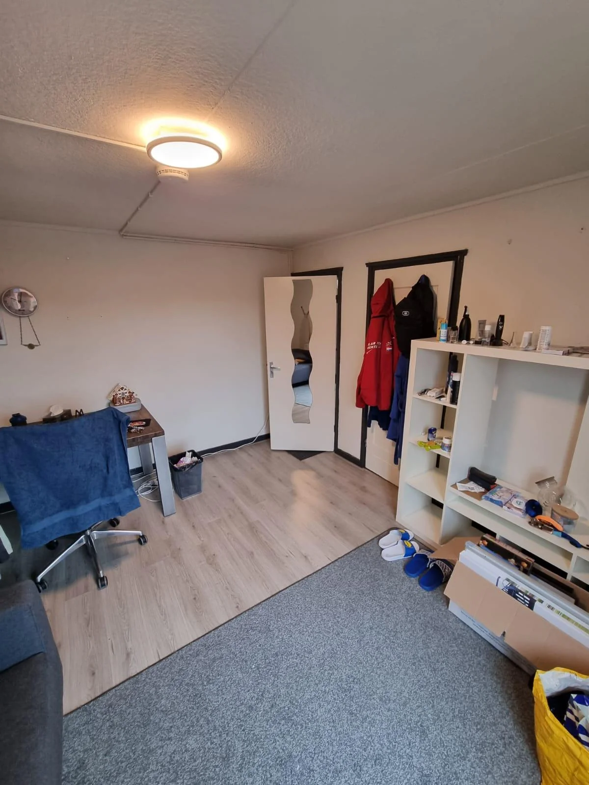 geblurde versie van de foto als achtergrond