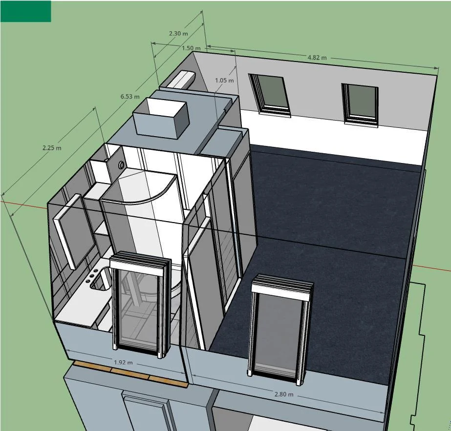 geblurde versie van de foto als achtergrond
