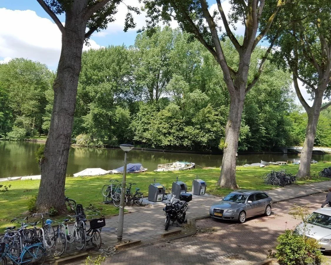 geblurde versie van de foto als achtergrond