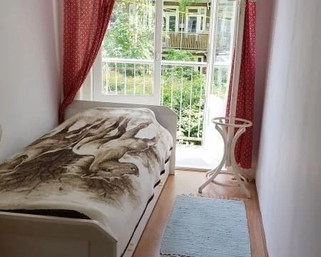 geblurde versie van de foto als achtergrond