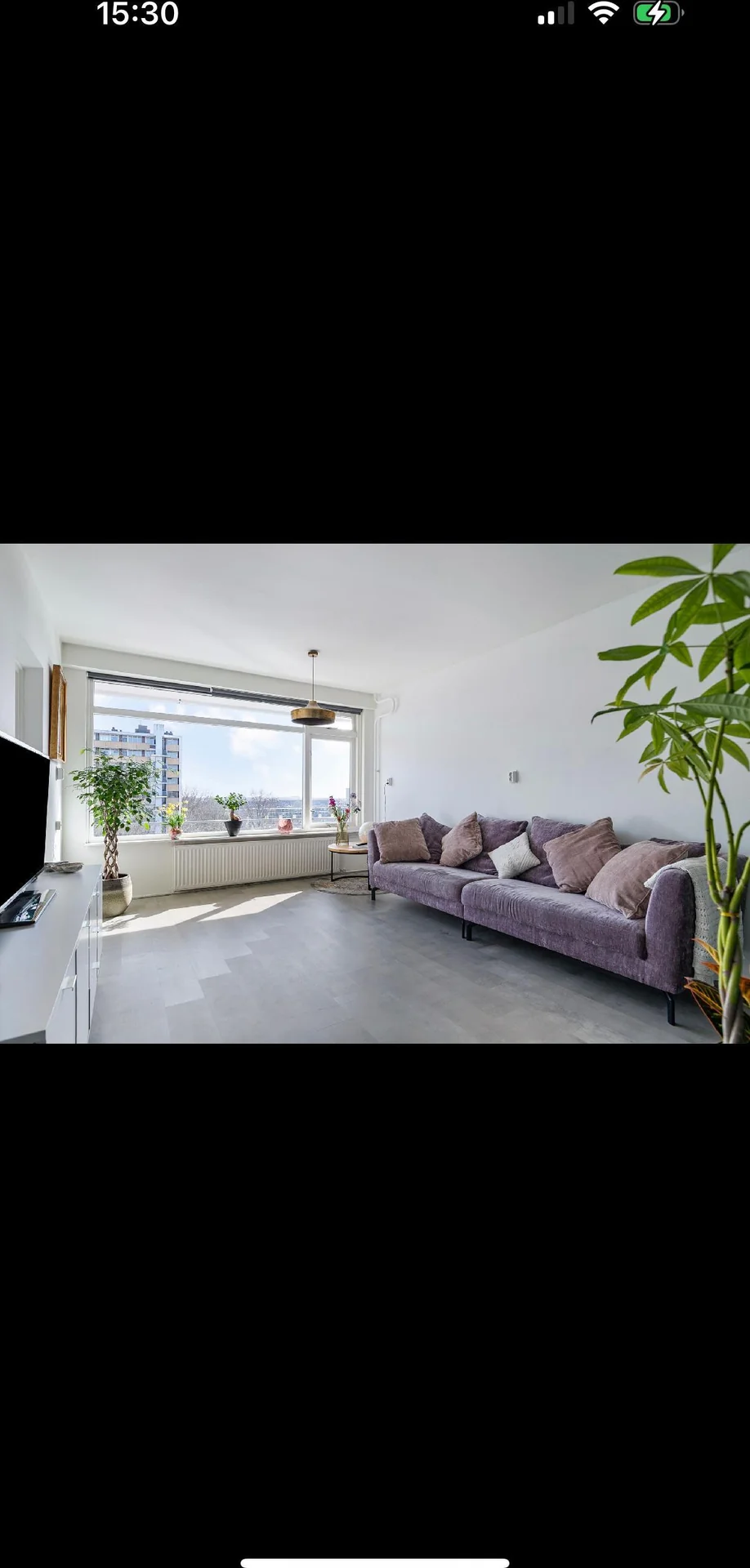 geblurde versie van de foto als achtergrond