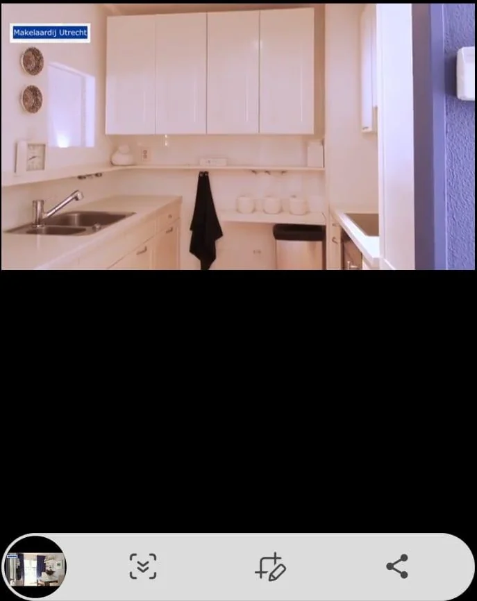 geblurde versie van de foto als achtergrond