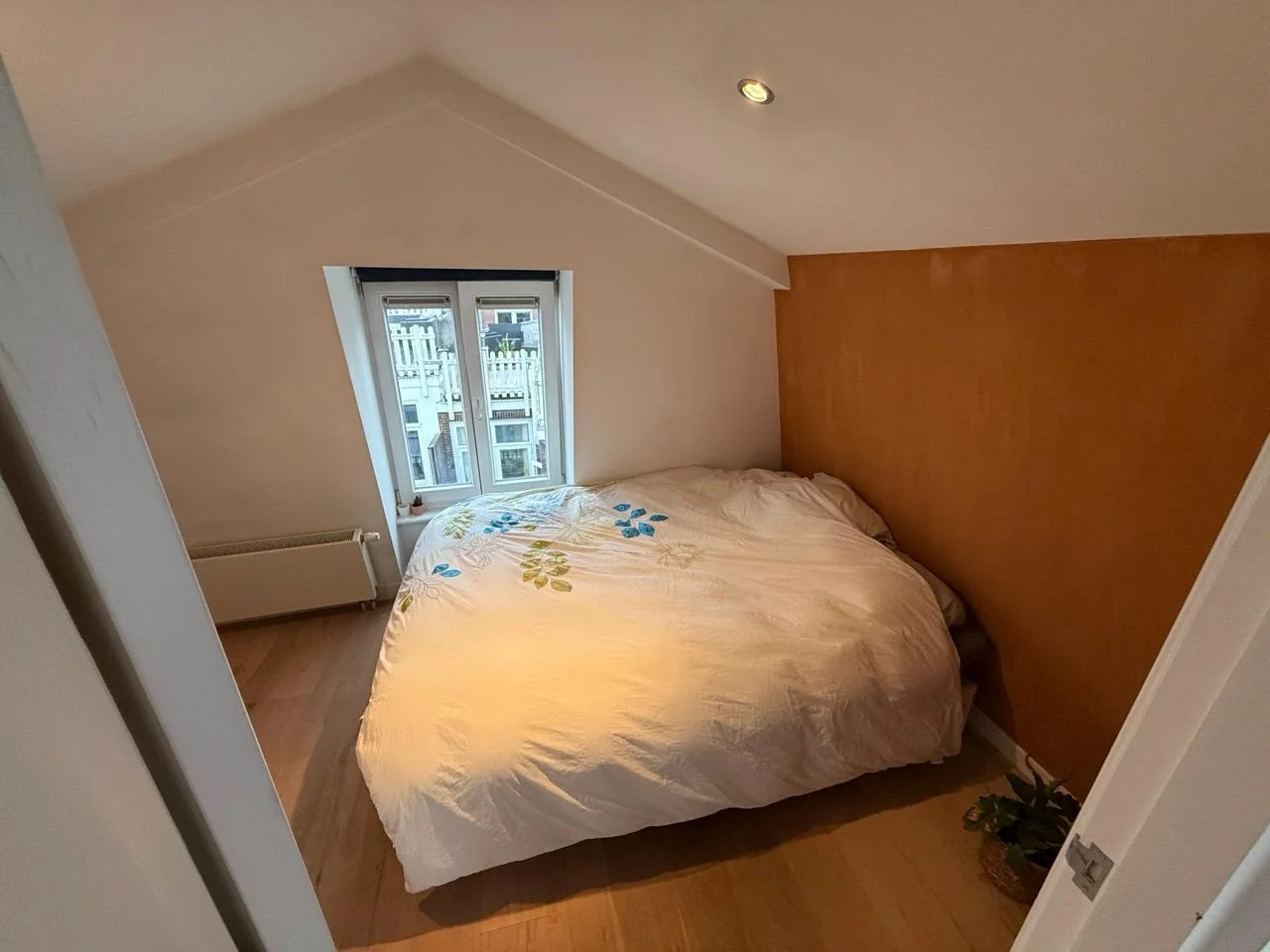 geblurde versie van de foto als achtergrond