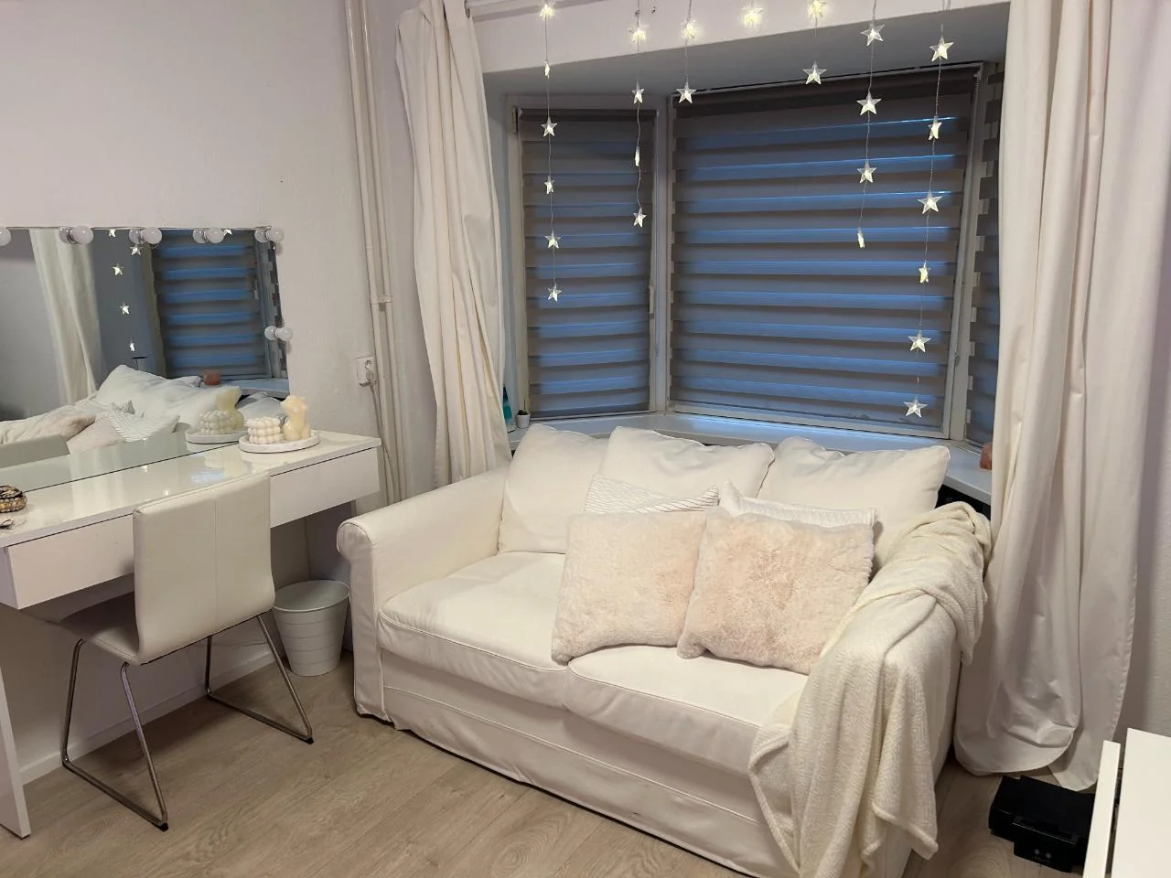 geblurde versie van de foto als achtergrond