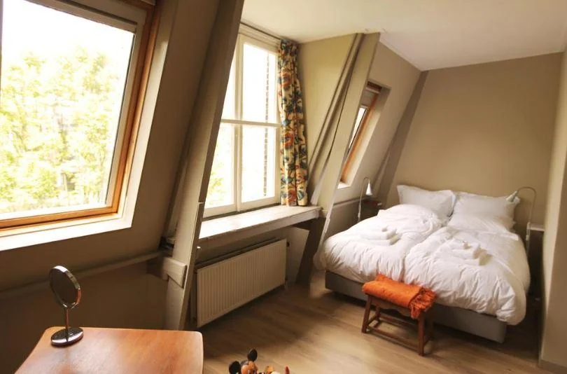 geblurde versie van de foto als achtergrond