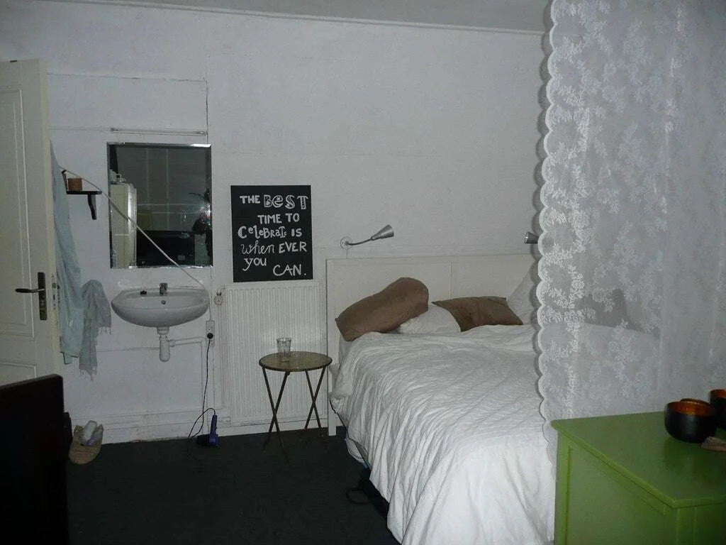 geblurde versie van de foto als achtergrond