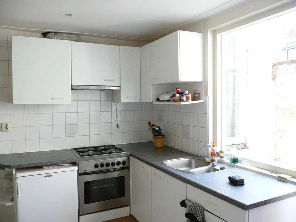 geblurde versie van de foto als achtergrond