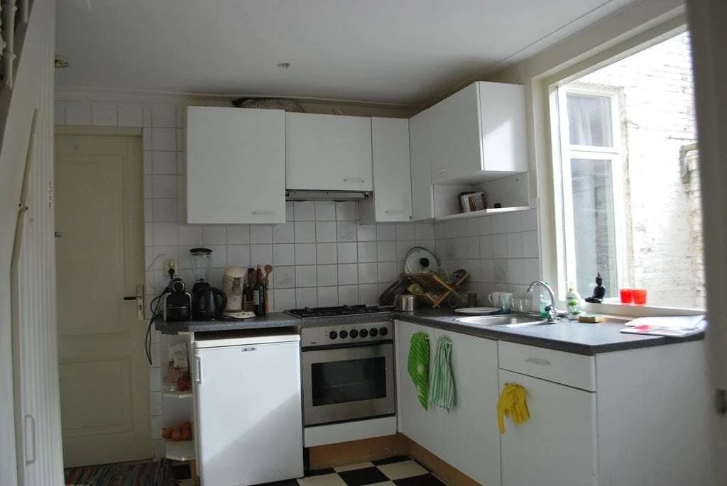 geblurde versie van de foto als achtergrond