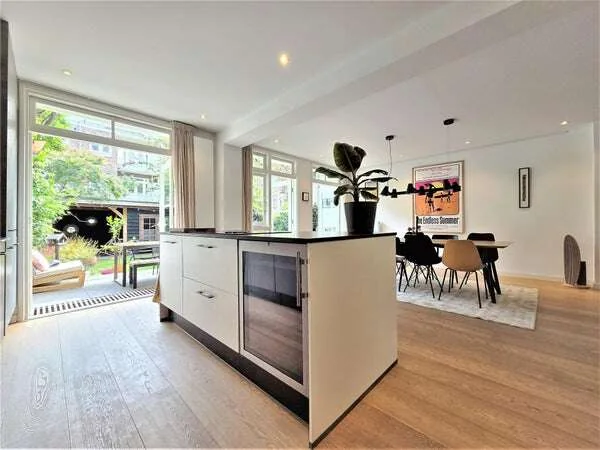 geblurde versie van de foto als achtergrond