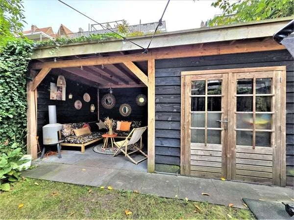 geblurde versie van de foto als achtergrond