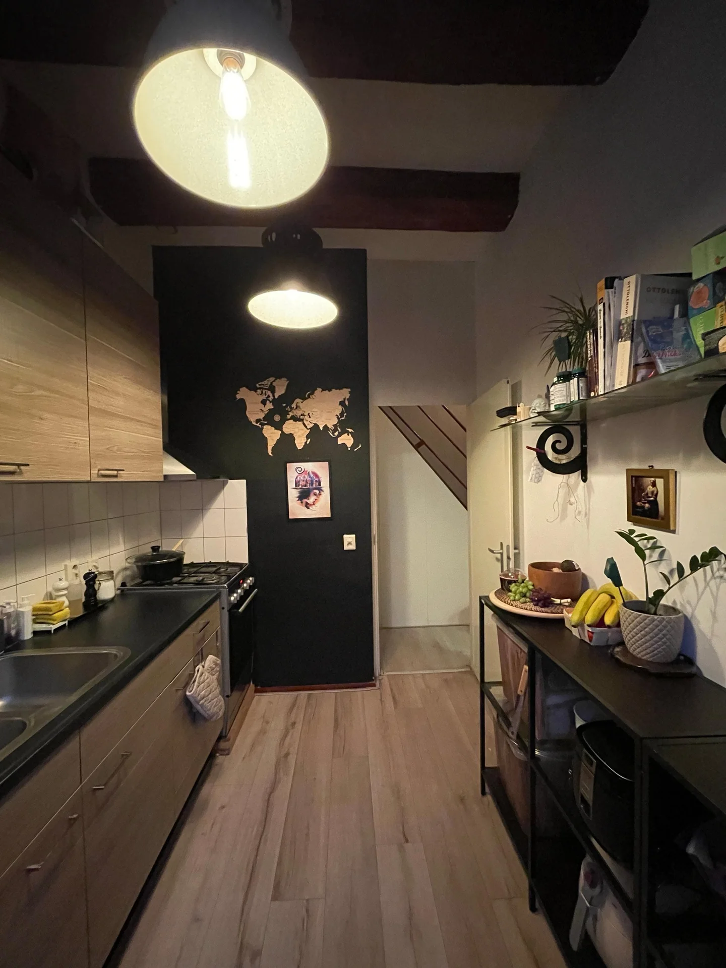 geblurde versie van de foto als achtergrond